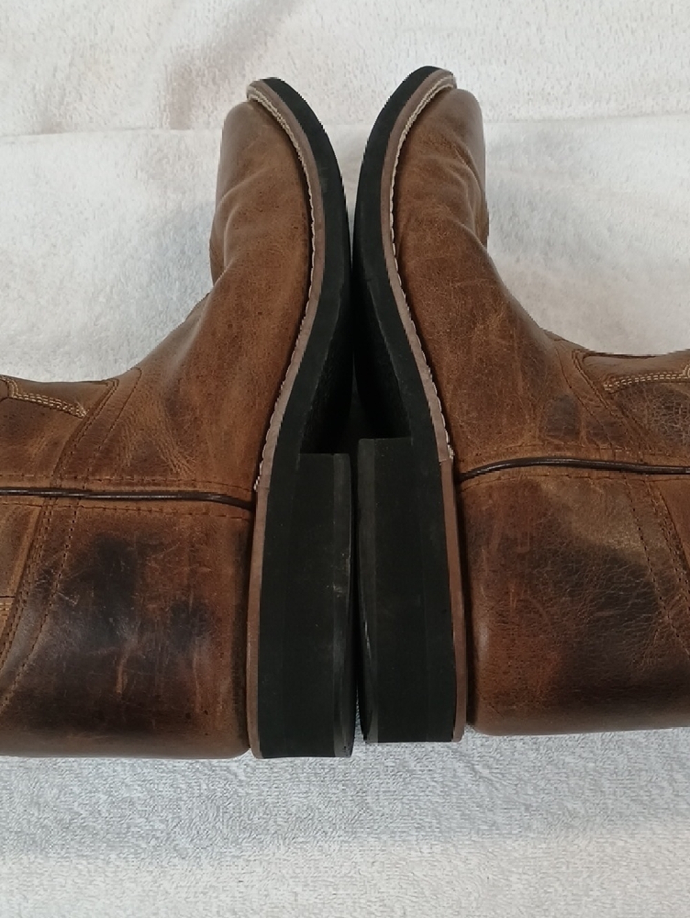 Boys Size 7 Smokey Mountain Leather Cowboy Boots - Picture 16 of 16